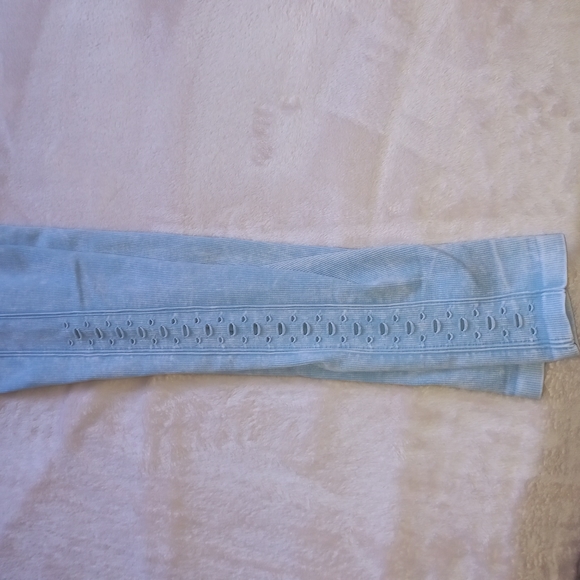 Spiritual Gangster. Self-Love Leggings. Medium/Large. Blue - Picture 12 of 15